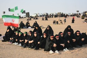 آیین عزاداری در صحرا _ سمنان