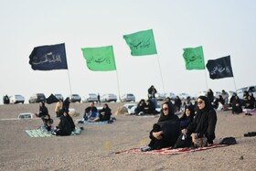 آیین عزاداری در صحرا _ سمنان