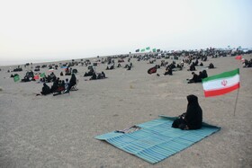 آیین عزاداری در صحرا _ سمنان