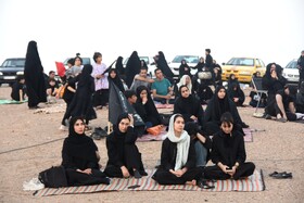 آیین عزاداری در صحرا _ سمنان
