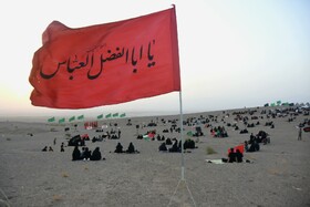 آیین عزاداری در صحرا _ سمنان