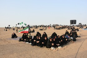 آیین عزاداری در صحرا _ سمنان