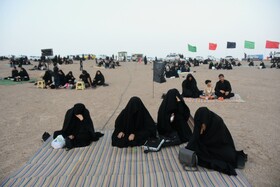 آیین عزاداری در صحرا _ سمنان