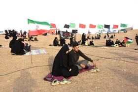 آیین عزاداری در صحرا _ سمنان