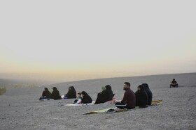 آیین عزاداری در صحرا _ سمنان