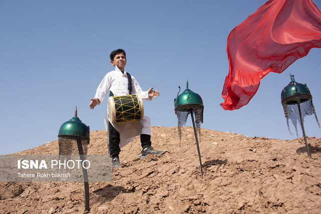 بزرگترین تعزیه میدانی کشور در صحرا رود