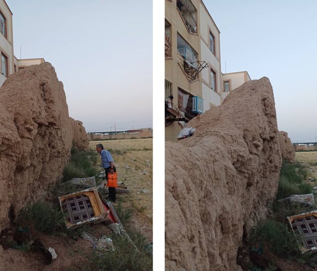 دیوار دفاعی سمنان در آستانه تخریب و فراموشی