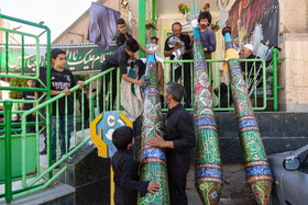 آیین علم بندان در شهر «خور» - خراسان رضوی