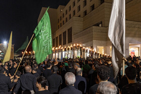 آیین مشعل گردانی در شب تاسوعا‎ - مشهد
