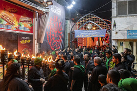 آیین مشعل گردانی در شب تاسوعا‎ - مشهد