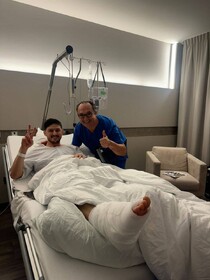 جراحی موفق سردار آزمون در سوییس