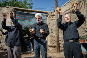 آیین سنتی جغجغه‌زنی در روستای انجدان اراک