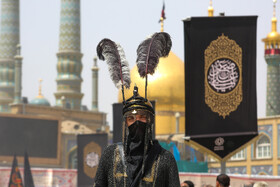 تاسوعای حسینی در حرم حضرت فاطمه معصومه(س)