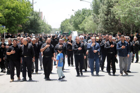 برگزاری مراسم زنجیرزنی در روز تاسوعای حسینی در کرمانشاه