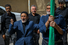 مراسم عزاداری تاسوعای حسینی در روستای «کرف» - خراسان شمالی