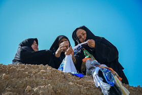 مراسم عزاداری تاسوعای حسینی در روستای «کرف» - خراسان شمالی
