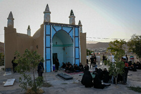 مراسم عزاداری تاسوعای حسینی در روستای «کرف» - خراسان شمالی