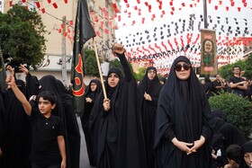 اجتماع عظیم عاشقان حسینی در روز تاسوعای حسینی در شهرستان بابل
