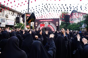 اجتماع عظیم عاشقان حسینی در روز تاسوعای حسینی در شهرستان بابل