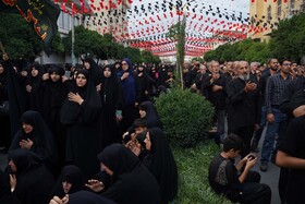 اجتماع عظیم عاشقان حسینی در روز تاسوعای حسینی در شهرستان بابل