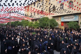 اجتماع عظیم عاشقان حسینی در روز تاسوعای حسینی در شهرستان بابل