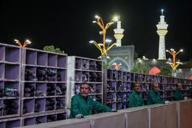خطبه خوانی شب عاشورا در حرم مطهر رضوی