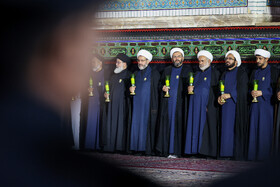خطبه خوانی شب عاشورا در حرم مطهر رضوی