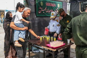 مراسم عزاداری عاشورا در مصلی قدس بندرعباس
