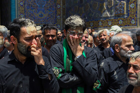 مراسم عزاداری عاشورای حسینی در حرم مطهر رضوی