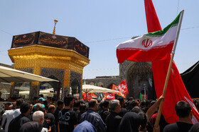 مراسم عزاداری عاشورای حسینی در حرم مطهر رضوی
