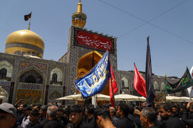 مراسم عزاداری عاشورای حسینی در حرم مطهر رضوی