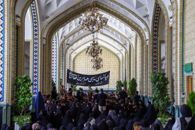 مراسم عزاداری عاشورای حسینی در حرم مطهر رضوی