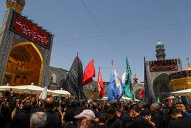 مراسم عزاداری عاشورای حسینی در حرم مطهر رضوی