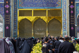 مراسم عزاداری عاشورای حسینی در حرم مطهر رضوی