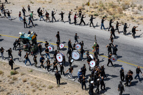 عزاداری روز عاشورا در امامزاده «سید ابراهیم» روستای «دربند» - خراسان شمالی