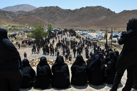 عزاداری روز عاشورا در امامزاده «سید ابراهیم» روستای «دربند» - خراسان شمالی