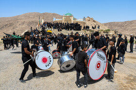 عزاداری روز عاشورا در امامزاده «سید ابراهیم» روستای «دربند» - خراسان شمالی