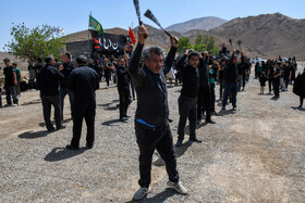 عزاداری روز عاشورا در امامزاده «سید ابراهیم» روستای «دربند» - خراسان شمالی