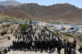 عزاداری روز عاشورا در امامزاده «سید ابراهیم» روستای «دربند» - خراسان شمالی