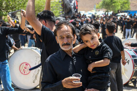 عزاداری روز عاشورا در امامزاده «سید ابراهیم» روستای «دربند» - خراسان شمالی