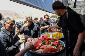 عزاداری روز عاشورا در امامزاده «سید ابراهیم» روستای «دربند» - خراسان شمالی