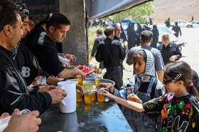 عزاداری روز عاشورا در امامزاده «سید ابراهیم» روستای «دربند» - خراسان شمالی