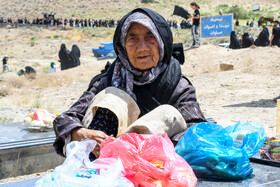 عزاداری روز عاشورا در امامزاده «سید ابراهیم» روستای «دربند» - خراسان شمالی