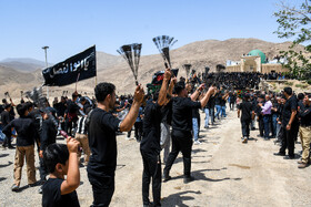 عزاداری روز عاشورا در امامزاده «سید ابراهیم» روستای «دربند» - خراسان شمالی