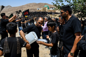 عزاداری روز عاشورا در امامزاده «سید ابراهیم» روستای «دربند» - خراسان شمالی