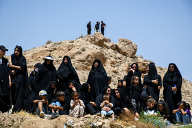 عزاداری روز عاشورا در امامزاده «سید ابراهیم» روستای «دربند» - خراسان شمالی