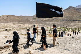 عزاداری روز عاشورا در امامزاده «سید ابراهیم» روستای «دربند» - خراسان شمالی