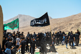 عزاداری روز عاشورا در امامزاده «سید ابراهیم» روستای «دربند» - خراسان شمالی