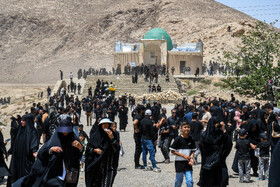 عزاداری روز عاشورا در امامزاده «سید ابراهیم» روستای «دربند» - خراسان شمالی