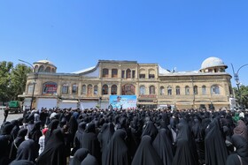 مراسم وداع و تشییع سرباز مدافع وطن عباس حیدری در همدان